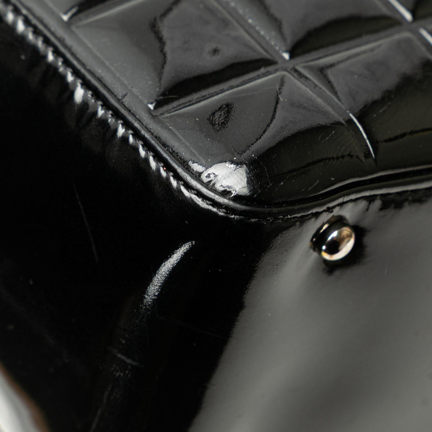 Chanel Chocolate Bar Patent Shoulder Bag