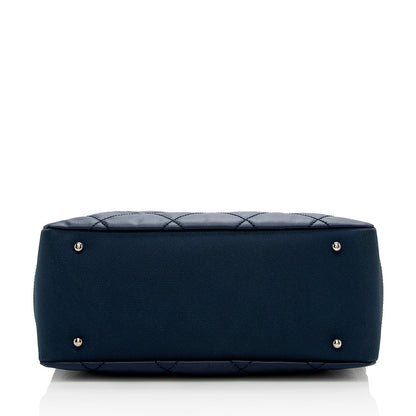 Chanel Coated Canvas Biarritz Tote (SHF-16663)