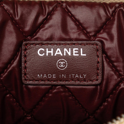 Chanel Colorblock Patchwork O Case Clutch (SHG-kDtgpS)