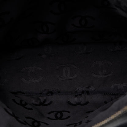 Chanel Cotton Choco Bar Shoulder Bag
