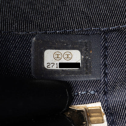 Chanel Crumpled Calfskin En Vogue Round Shoulder Bag