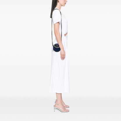 Chanel Denim 19 Round Clutch with Chain