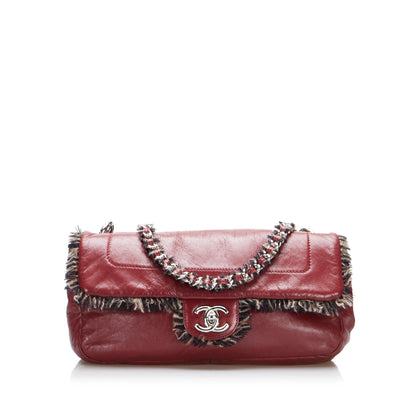 Chanel Funny Tweed Flap Shoulder Bag (SHG-exYowG)