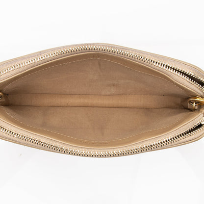 Chanel Grained Calfskin CC Filigree Clutch with Chain (SHF-22656)