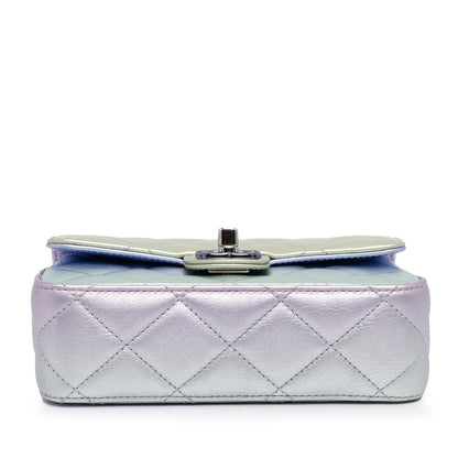 Chanel Iridescent Lambskin Wristlet Clutch Bag (SHG-OsxRyI)