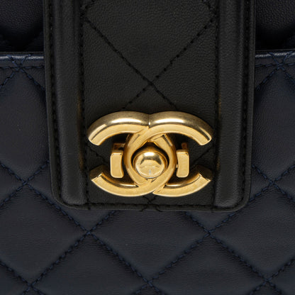 Chanel Lambskin Elegant CC Large Shopping Tote
