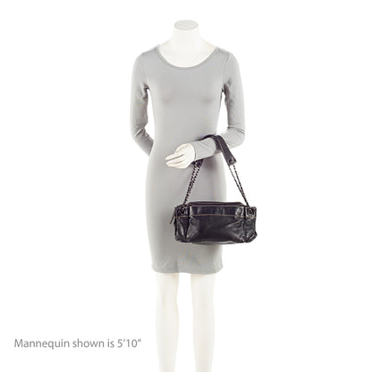Chanel Lambskin LAX Accordion Shoulder Bag (SHF-8qR2yb)