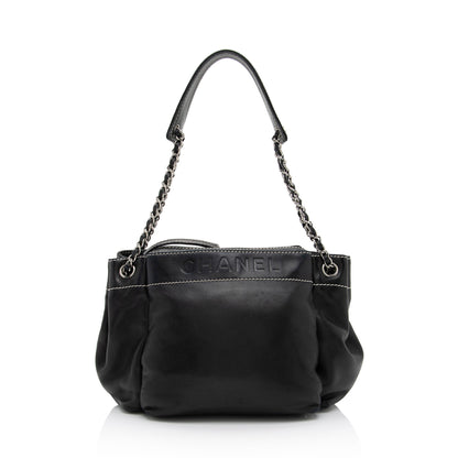 Chanel Lambskin LAX Accordion Shoulder Bag (SHF-WhynN4)
