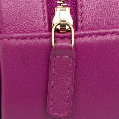 Chanel Lambskin Pearl Crush Round Clutch with Chain (SHG-T1Ji2T)