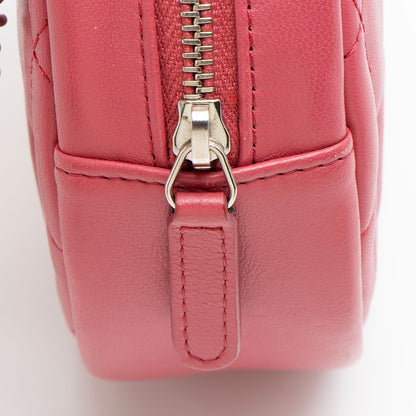 Chanel Lambskin Round Clutch with Chain