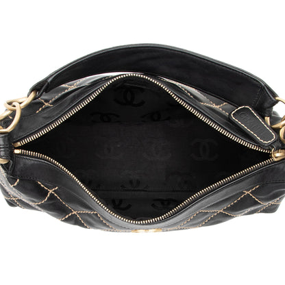 Chanel Lambskin Surpique Large Shoulder Bag (SHF-T8EzC0)