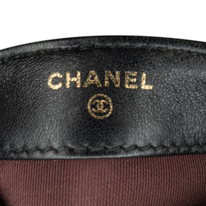 Chanel Lambskin Tech Me Out Clutch With Chain