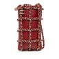 Chanel Lambskin Tech Me Out Clutch With Chain