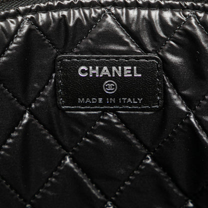 Chanel Large Printed Lambskin La Habana O Case Clutch (SHG-Zimn5u)
