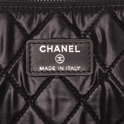 Chanel Large Printed Lambskin La Habana O Case Clutch