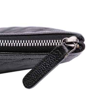 Chanel Large Quilted Caviar Boy O Case Clutch