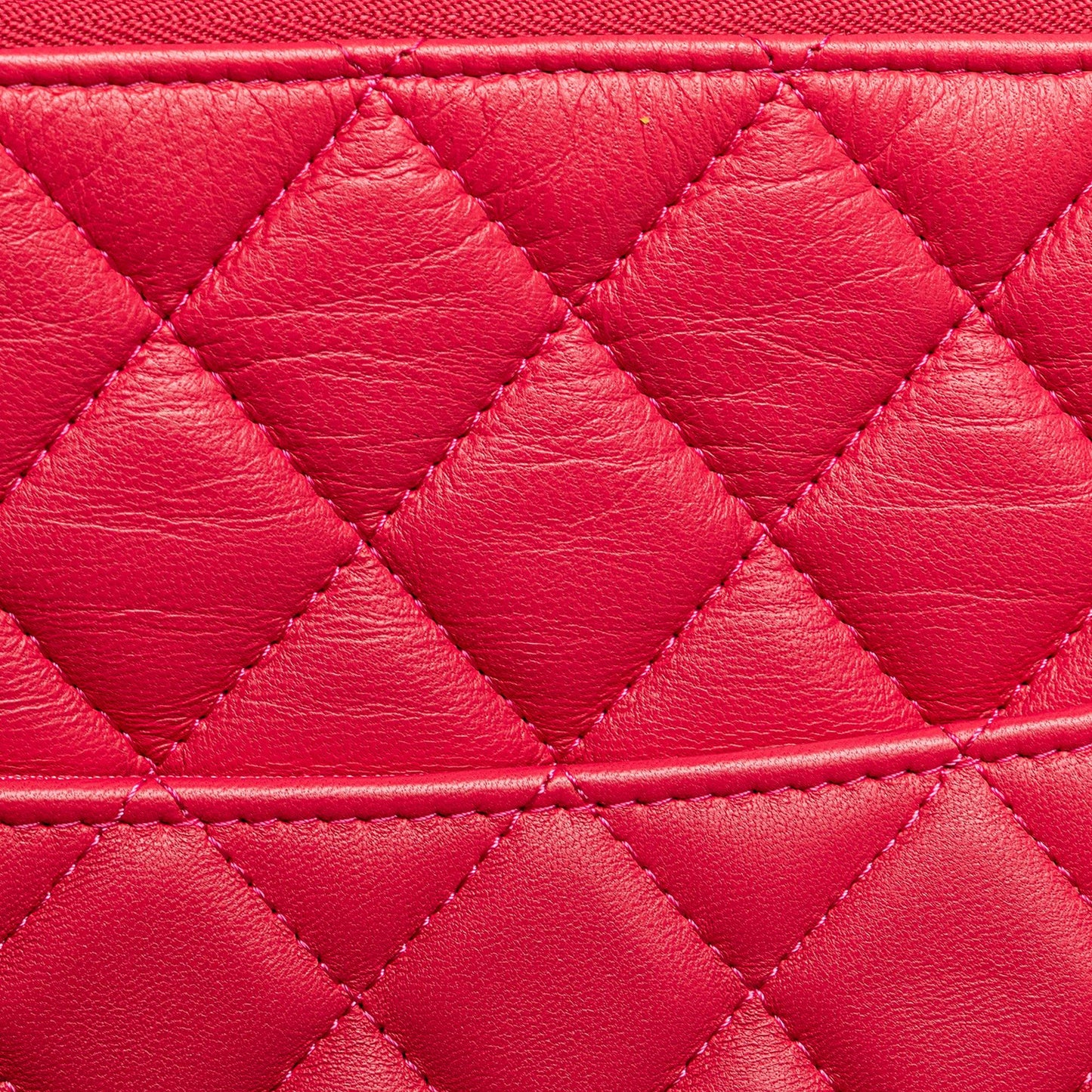Chanel Large Quilted Lambskin O Case Clutch