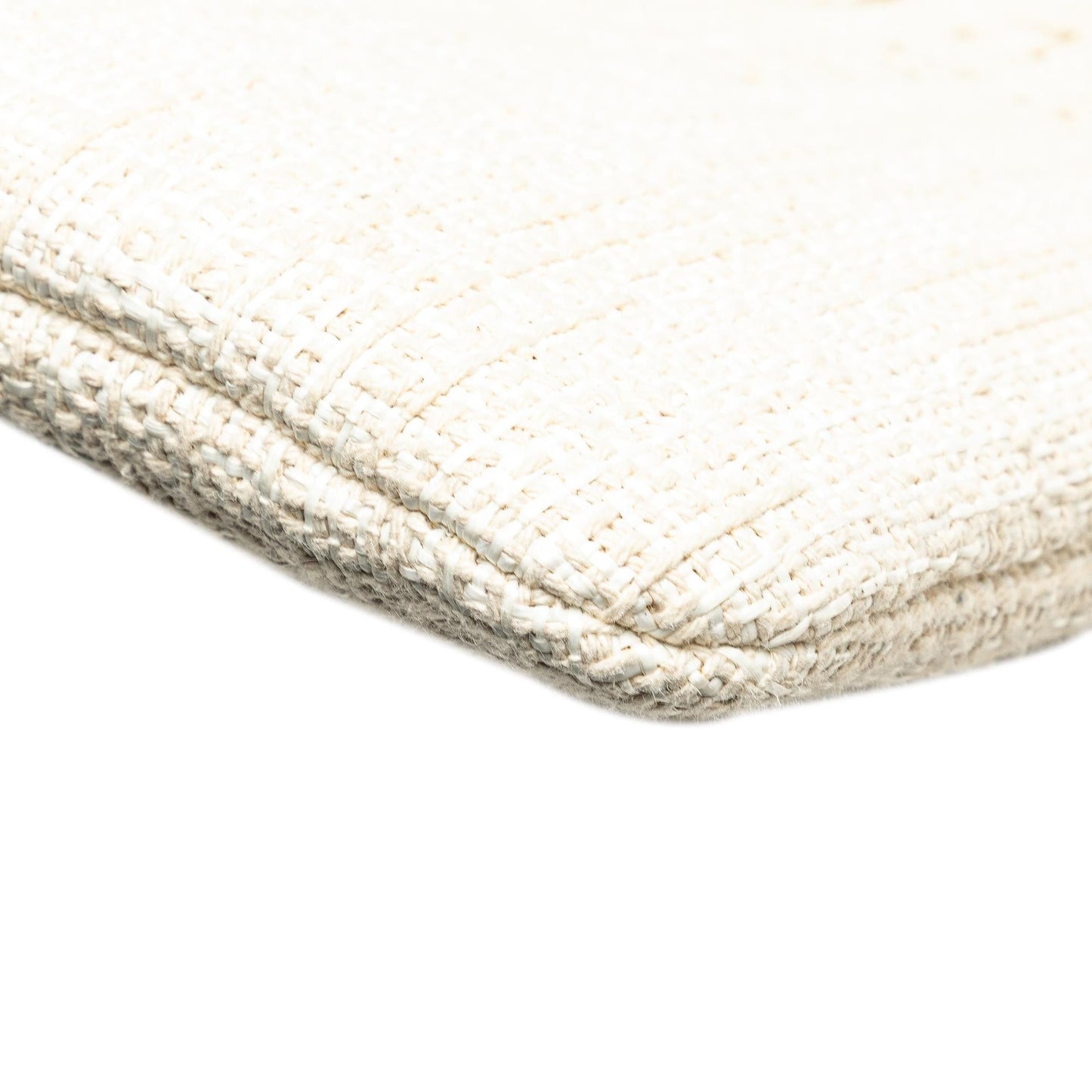 Chanel Large Raffia Deauville O Case Clutch