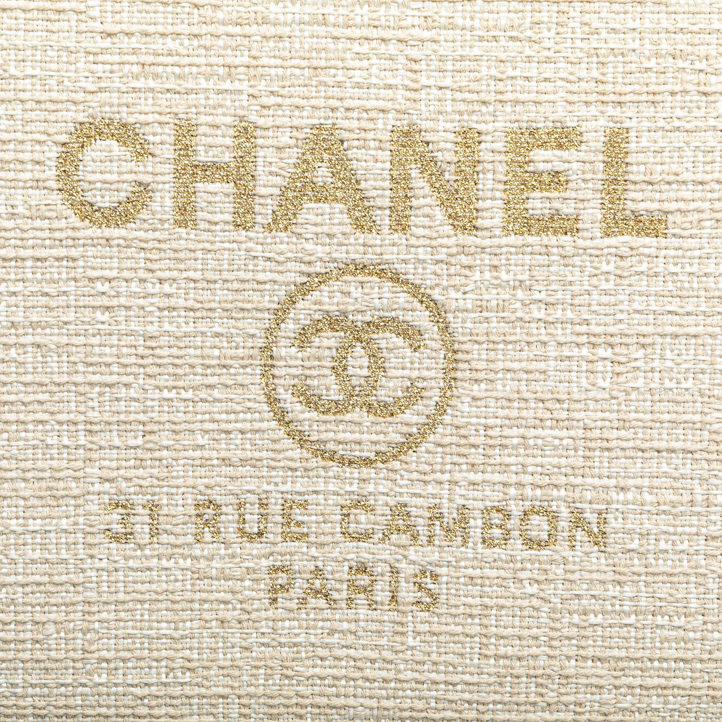 Chanel Large Raffia Deauville O Case Clutch