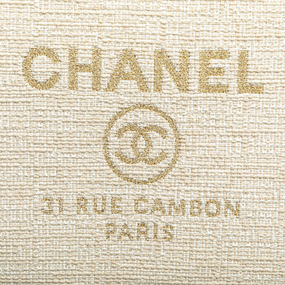 Chanel Large Raffia Deauville O Case Clutch
