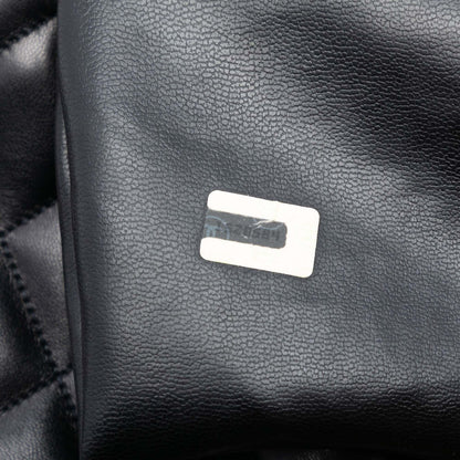 Chanel Maxi XL Quilted Lambskin Clutch with Chain
