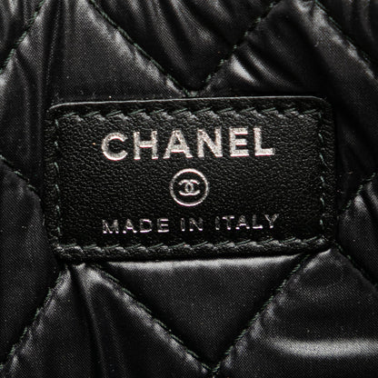 Chanel Medium Caviar Deauville Studded O Case Clutch