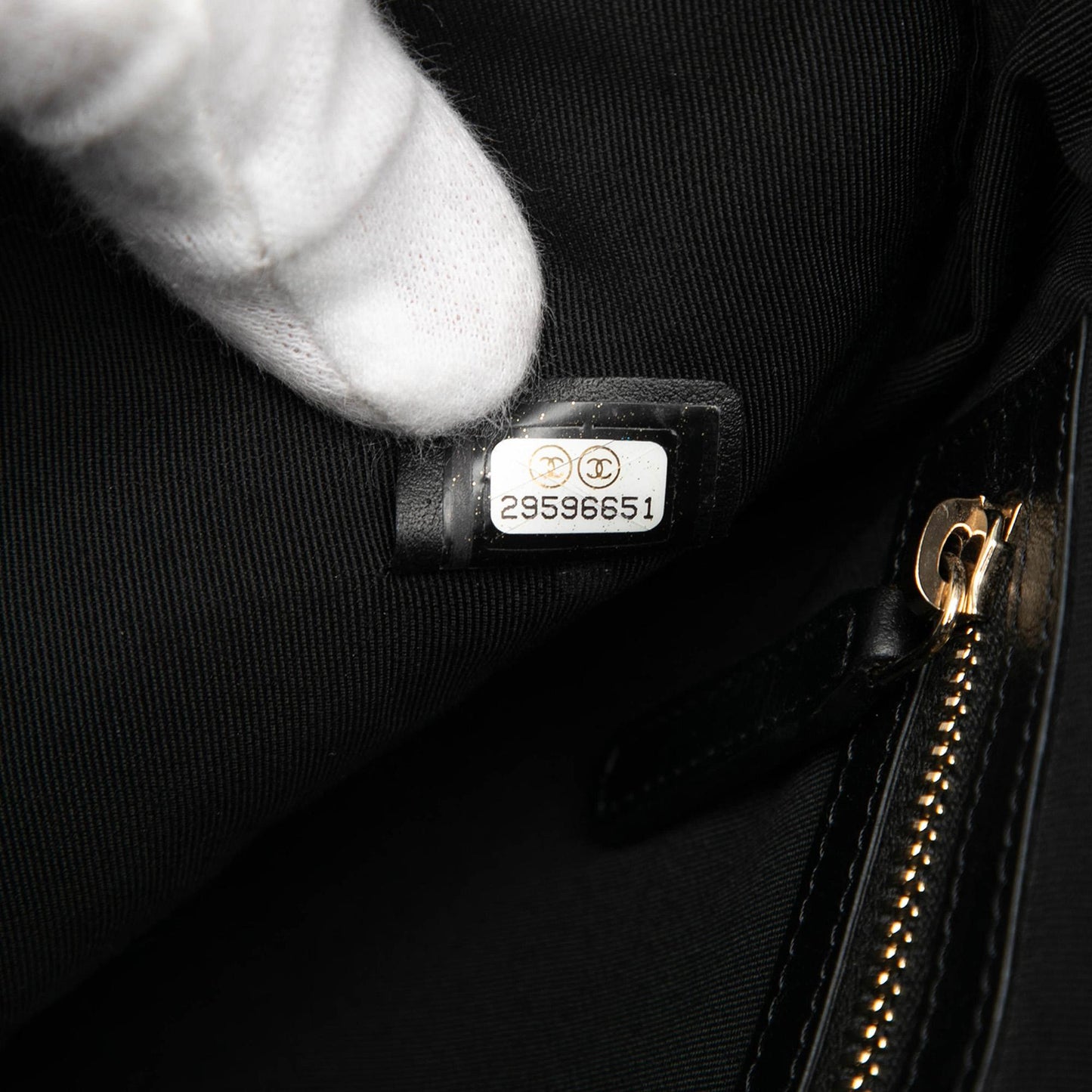 Chanel Medium Quilted Caviar Boy O Case Clutch