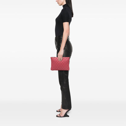Chanel Medium Quilted Caviar O Case Clutch
