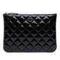 Chanel Medium Quilted Patent O Case Clutch