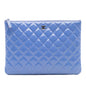 Chanel Medium Quilted Patent O Case Clutch
