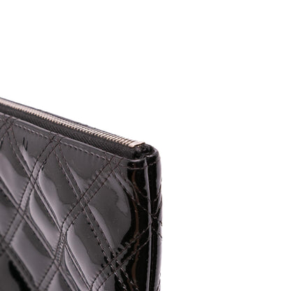 Chanel Medium Quilted Patent O Case Clutch