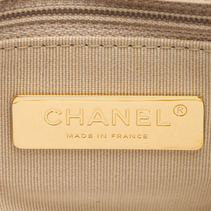 Chanel Metallic Lambskin 19 Medium Flap Shoulder Bag
