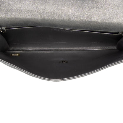 Chanel Metallic Lambskin Flap Clutch on Chain (SHF-bJM9yK)