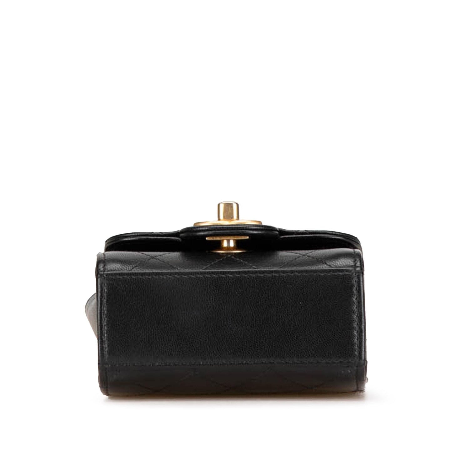 Chanel Mini Goatskin Chic Pearls Clutch On Chain