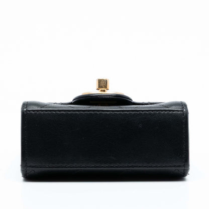 Chanel Mini Goatskin Chic Pearls Clutch On Chain