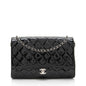 Chanel Patent Leather Classic Chain Flap Clutch