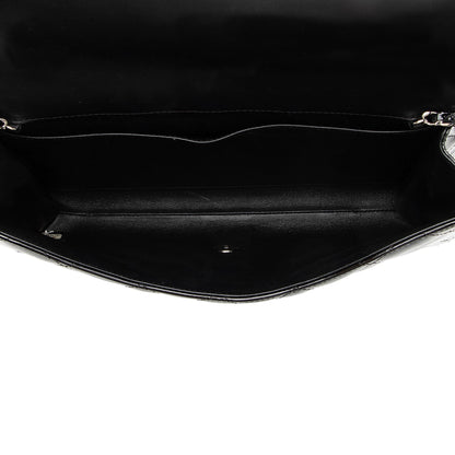 Chanel Patent Leather Classic Chain Flap Clutch