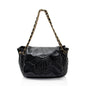 Chanel Patent Vinyl Rock and Chain Medium Shoulder Bag