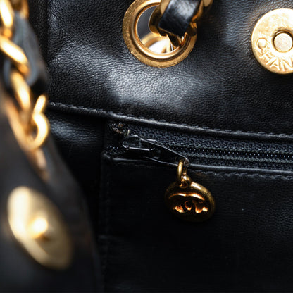 Chanel Quilted CC Lambskin Shoulder Bag (SHG-4n8pB4)