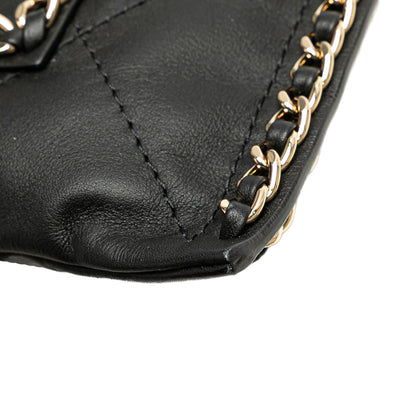Chanel Quilted Calfskin Chain Flat Shoulder Bag