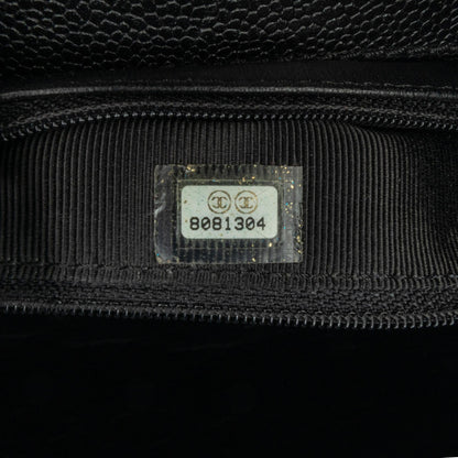 Chanel Quilted Caviar Wood Chain Shoulder Bag (SHG-mtEzPW)