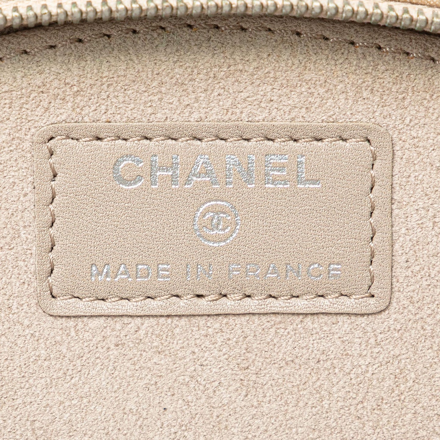 Chanel Quilted Iridescent Lambskin Wristlet Clutch