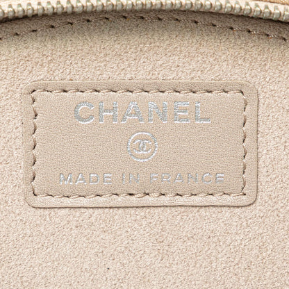 Chanel Quilted Iridescent Lambskin Wristlet Clutch