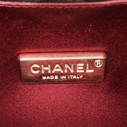 Chanel Quilted Lambskin Chain Around Clutch