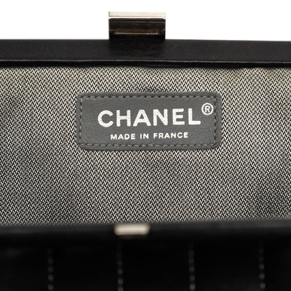 Chanel Quilted Lambskin Mademoiselle Ligne Clutch