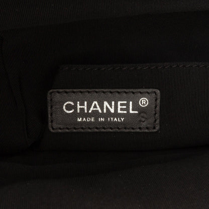 Chanel Quilted Metallic Goatskin Tabatiere Kisslock Foldover Clutch