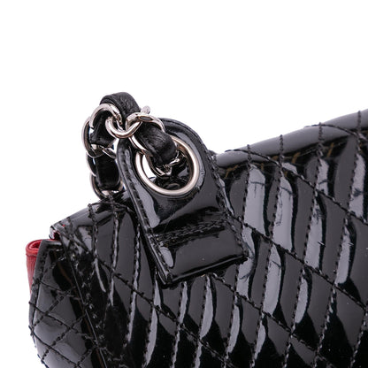 Chanel Quilted Patent Geometric Kaleidoscope Shoulder Bag