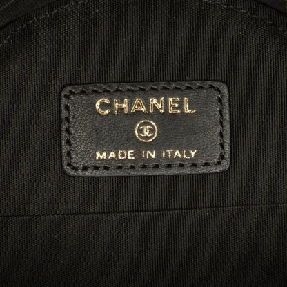 Chanel Round Tweed 19 Clutch with Chain and Lambskin Coin Purse (SHG-QcxD1I)