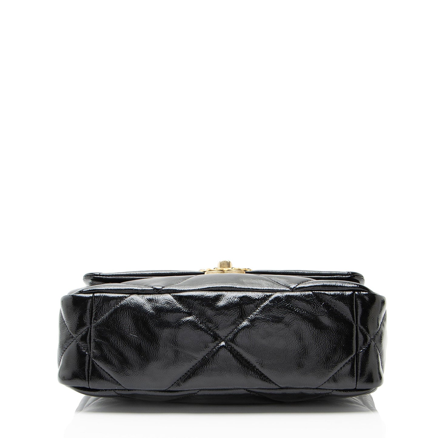 Chanel Shiny Crumpled Calfskin 19 Medium Flap Shoulder Bag