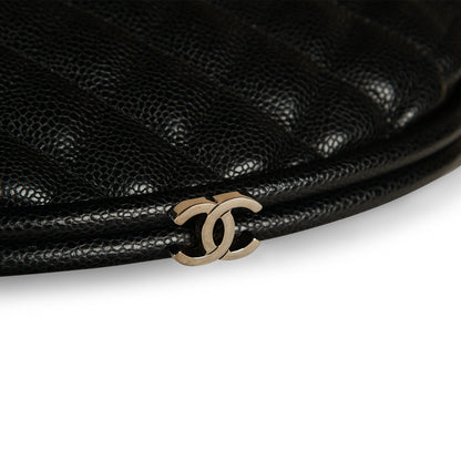 Chanel Timeless Kisslock Half Moon Clutch